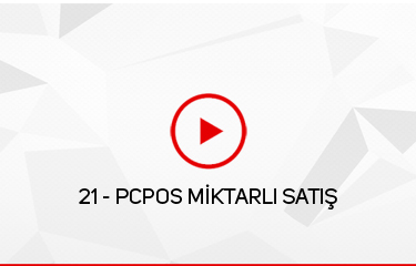 PCPOS Miktarlı Satış