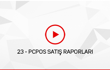 PCPOS Satış Raporları